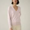 White + Warren Cotton Silk V Neck Color Shop