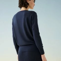 White + Warren Cotton Silk V Neck Color Shop