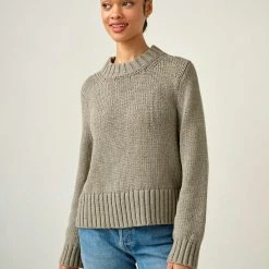 White + Warren Lofty Cotton High Rib Crewneck Best-Sellers
