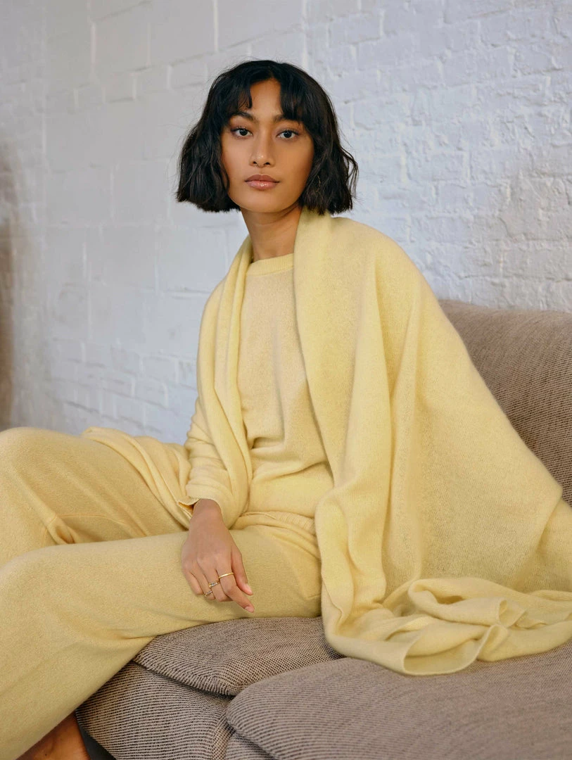 Hot Sale 🎁 White + Warren Cashmere Cropped Wide Leg Pant Pants + Shorts 👍 3 White + Warren Cashmere Cropped Wide Leg Pant Pants + Shorts