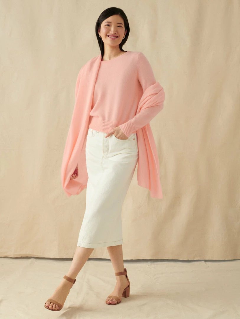 New ๐งจ White + Warren The New Twinset Cashmere Travel Wrap ๐ 1 White + Warren The New Twinset Cashmere Travel Wrap