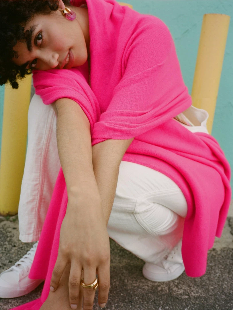 Best Pirce 🥰 White + Warren ☀️ Summer Staples Cashmere Travel Wrap ⌛ 2 White + Warren Summer Staples Cashmere Travel Wrap